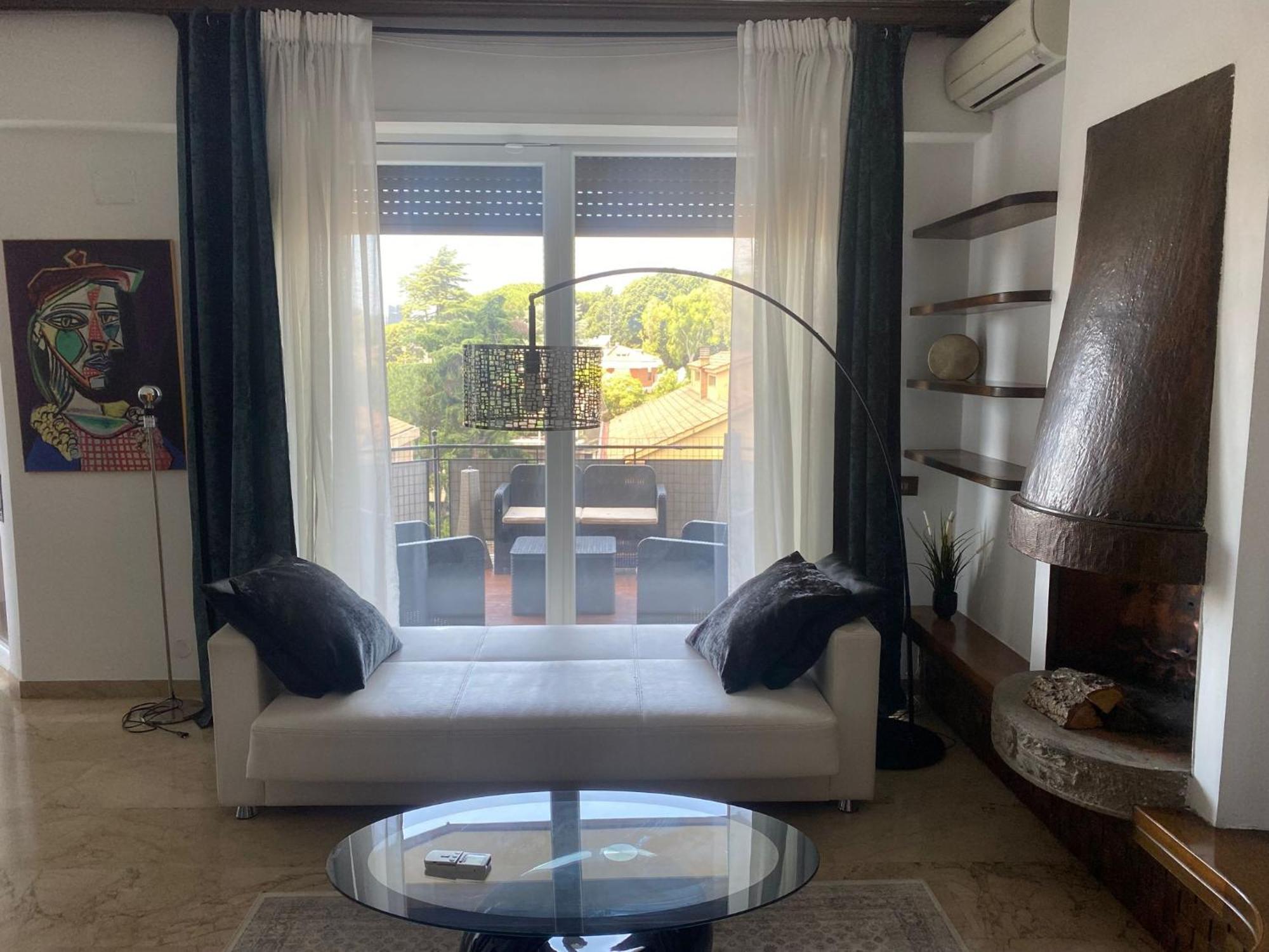 Eur Centro Lux Apartment Con Camino โรม ภายนอก รูปภาพ